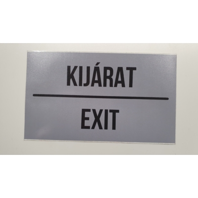 Kijárat/Exit 16 x 12 cm 