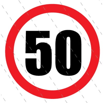 Születésnapi 40 cm átmérőjű körmatrica 
